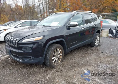 2015 Jeep Cherokee Limited from USA, damaged, VIN 1C4PJMDB1FW534578